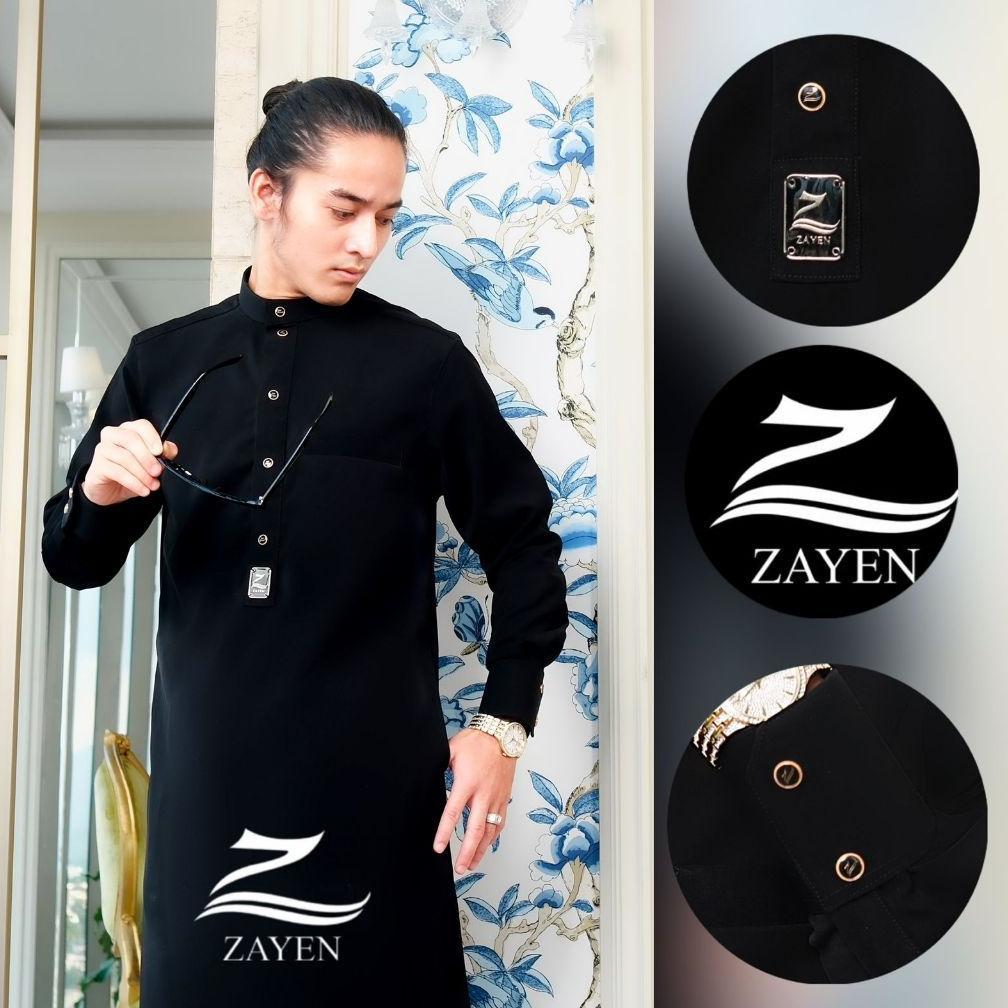 HOT Jubah Slimfit pria Gamis Pria Slimfit jubah zayen hitam jubah pria muslim jubba model terbaru ba