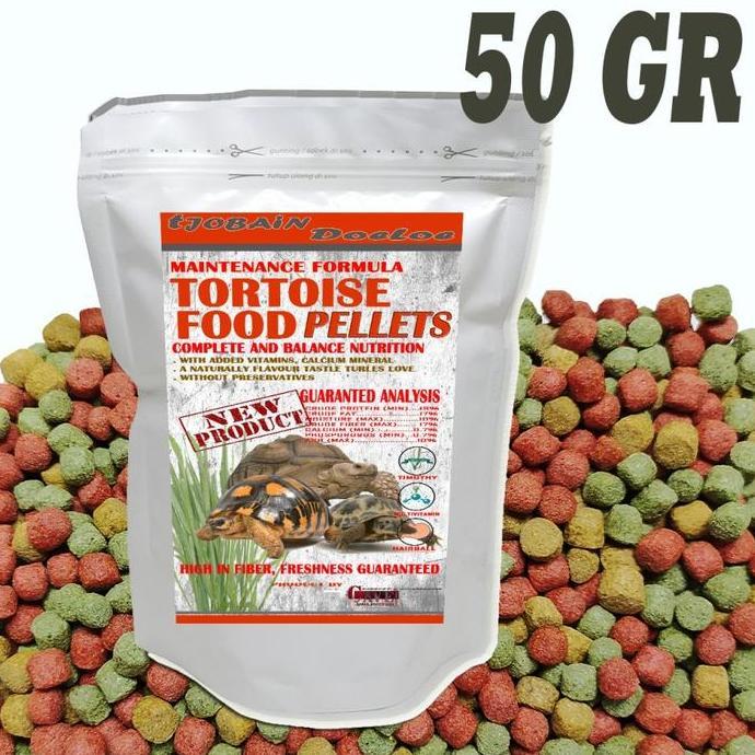 3KG PAKAN TORTOISE MAKANAN PELET KURA KURA DARAT SULCATA ALDABRA INDIAN STAR PARDALIS JAMINAN LAHAP 
