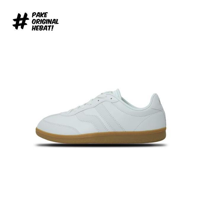 Piero Sepatu Sneakers Grand London - White/Gum/White