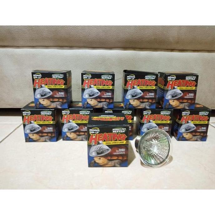 Lampu kura kura uva + uvb 25watt Nomoypet