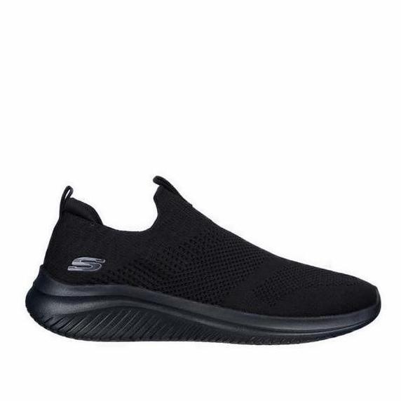 Skechers Ultra Flex 3.0 Mens Slip On Shoes Black Orinal