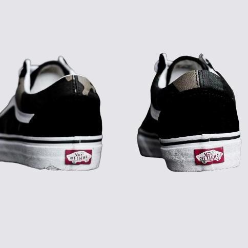 Net Project Vans Old Skool Classic Woodland Camo Sepatu Sneakers