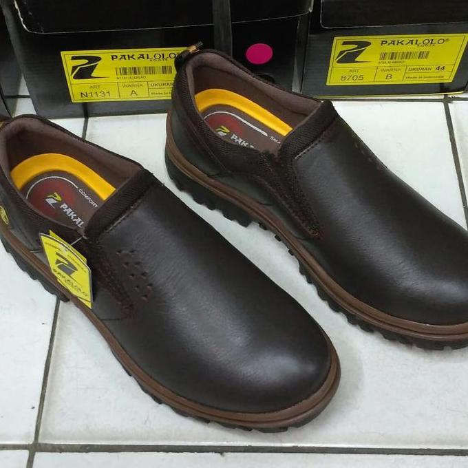 Sepatu Pria Pakalolo N1133 Brown ORINAL PAKALOLO BOOTS Shoes
