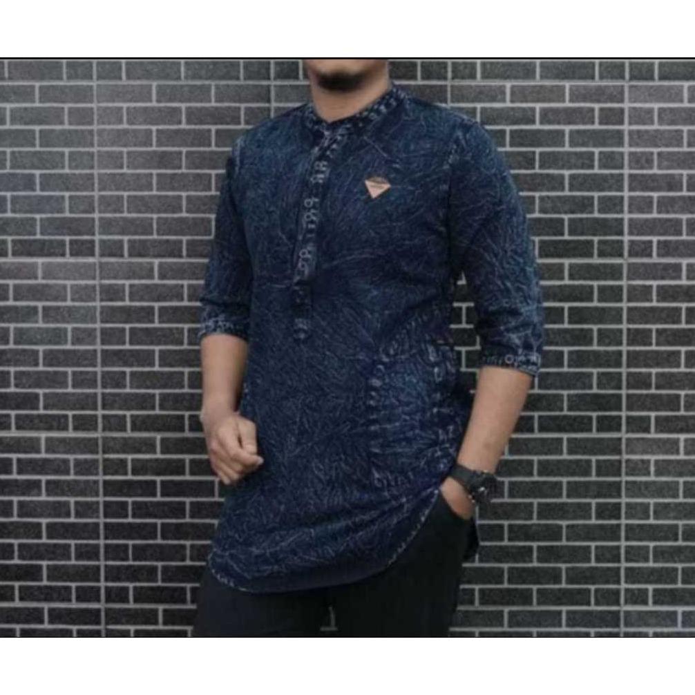 HOT PRODUCT Koko Jeans Dewasa Kurta Pria Jumbo Stylish Adem
