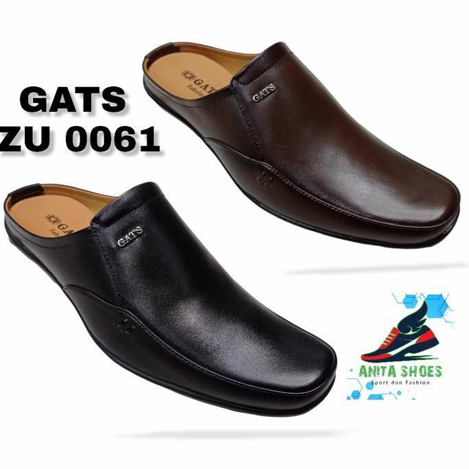 GATS ZU 0061 Orinal Sandal Slop Pria Kulit Sandal Bustong