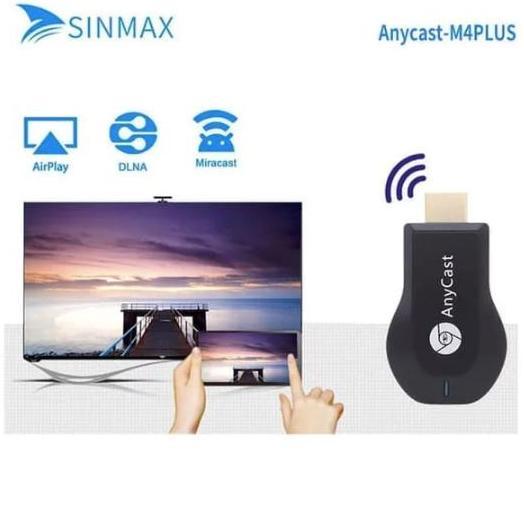 TERLARIS Konektor HP ke TV tanpa Kabel Anycast Dongle - Tonton Film HP Di TV BISA GRAB