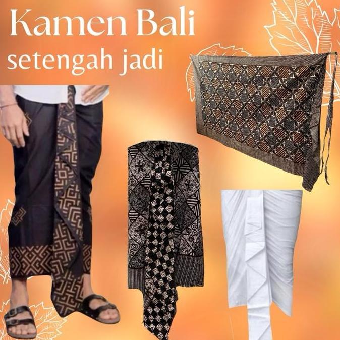 Kamen / Kancut Bali Katun Setengah Jadi Dewasa