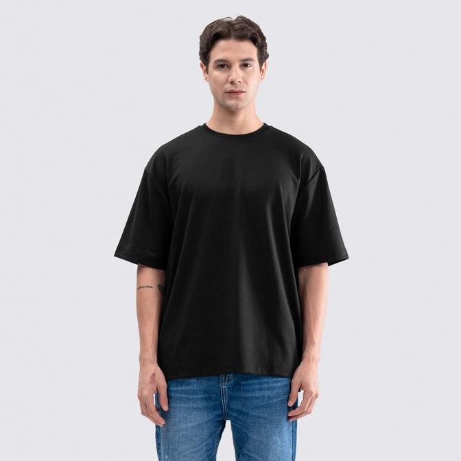 Livehaf - Boxy Ease Tee Black
