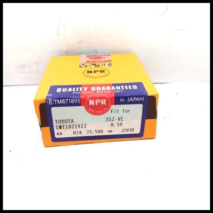 TERLARIS RING PISTON AVANZA 1,5/G.MAX/RUSH/XENIA 1,5 SWT10219ZZ 0.50 "NPR"