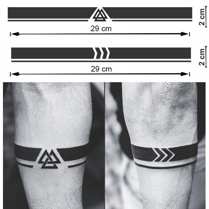 Tato Temporer Lengan Arm Band Anti Air / Lingkar Tangan