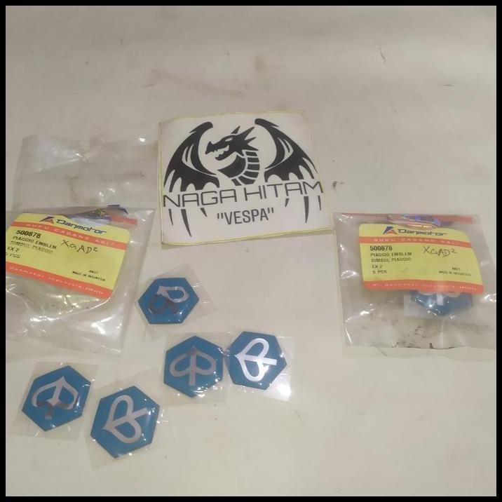 TERBARU EMBLEM HIDUNG VESPA PX ORIGINAL DANMOTOR 