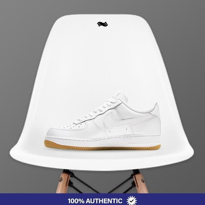 Nike Air Force 1 White Gum Lht Brown