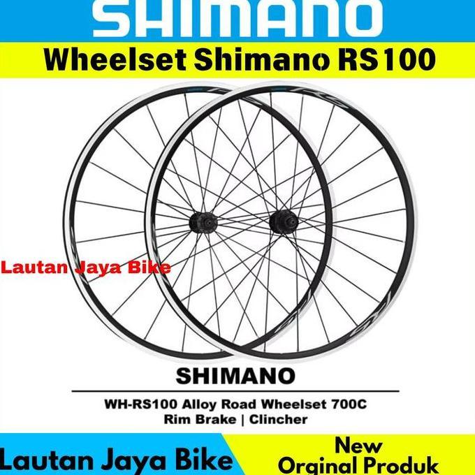 Wheelset Shimano Rs100 Rim Brake Alloy Clincher New