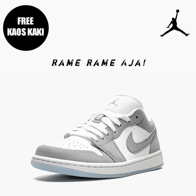 Air Jordan 1 Low White Wolf Grey