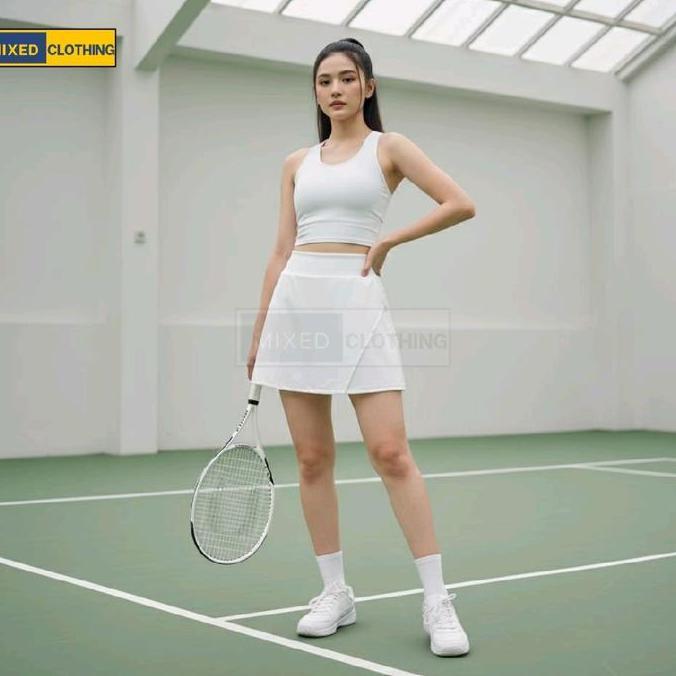 rok mini olahraga wanita/rok celana olahraga wanita/celana rok senam wanita/rok mini zumba/rok mini 