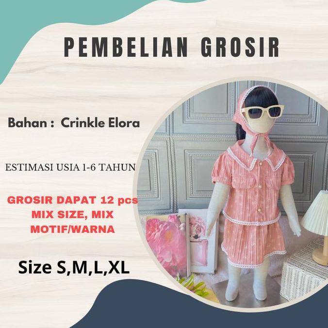JE-MARV. PAKET USAHA-GROSIR BAJU ANAK 2KG- KONVEKSI BAJU ANAK