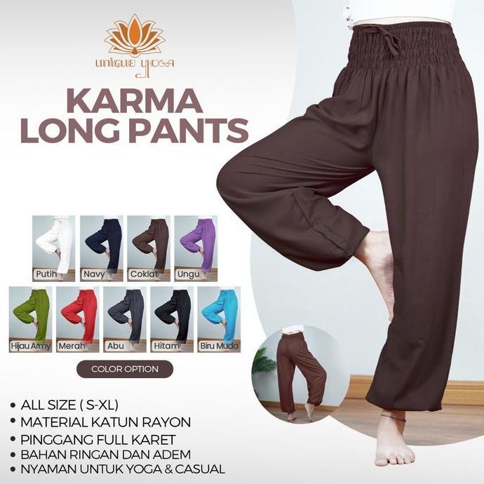 Celana Harem Yoga / Yoga Pant Karma Long All Size / Celana Olahraga
