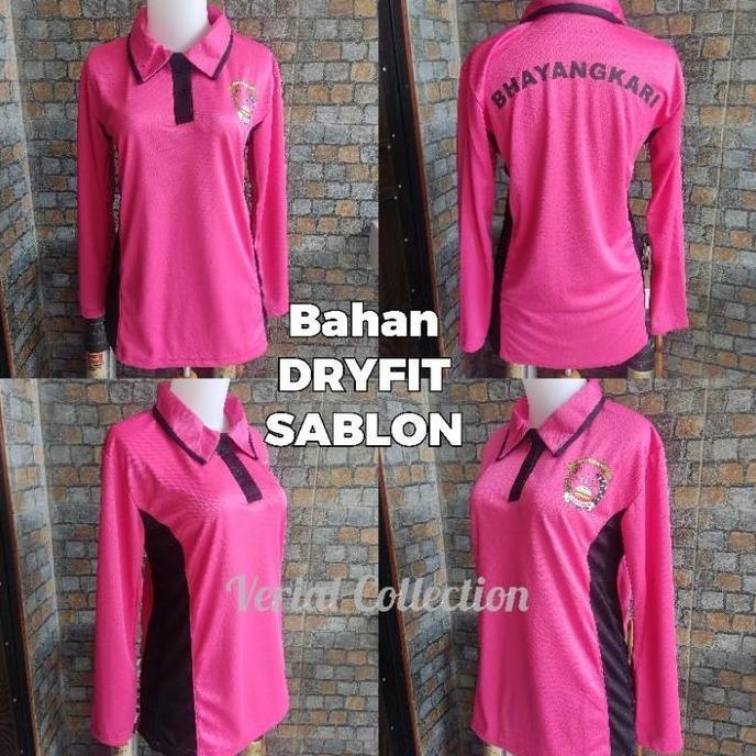 Sale Kaos Olahraga Bhayangkari Nusantara Dryfit Jersey Sablon