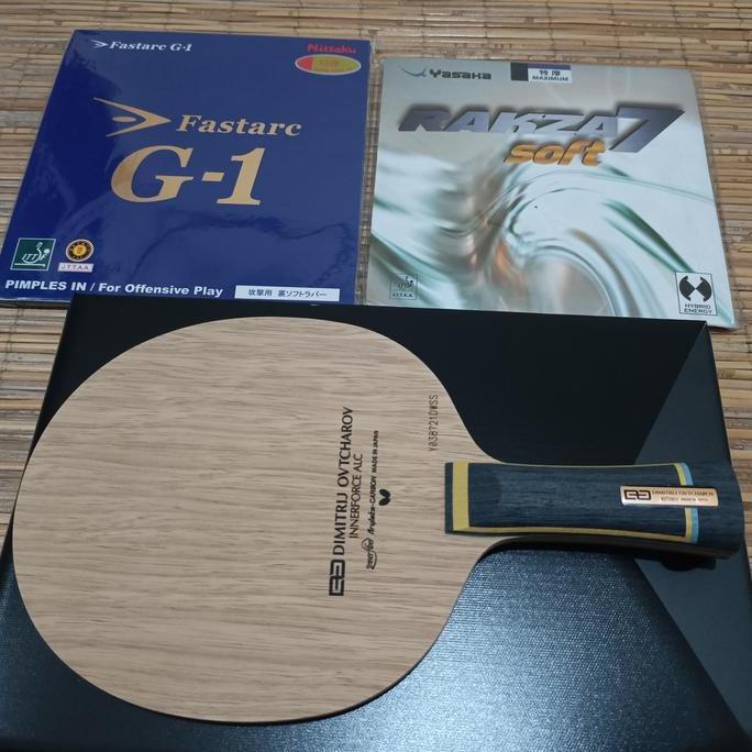 PAKET BAT TENIS MEJA BUTTERFLY DIMITRIJ OVTCHAROV PLUS G1