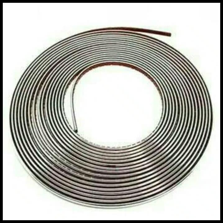 TERLARIS LIST/LIS MOULDING /LIST CHROME 10 MM (7.5 METER) MOBIL VIOS 