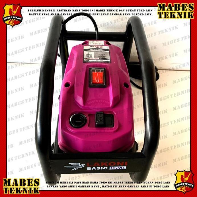 Ready JET CLEANER 500 WATT LAKONI BASIC 85 M - MESIN STEAM CUCI MOTOR MOBIL LAKONI BASIC 85ML - 85 M
