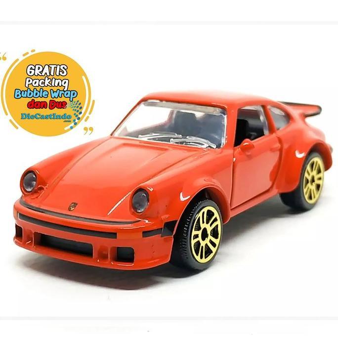Majorette Car Collectable Wheel Display Pomade Open Box Porsche 934 Merah