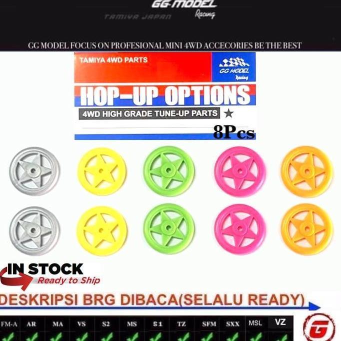 REP TAMIYA 95402 LARGE DIA STABILIZER HEAD SET 21MM