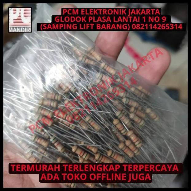DISKON RESISTOR TAHANAN 1/2W 1/2 W SETENGAH WATT 0.5W 0.5 WATT 51K 51 K JAPAN 