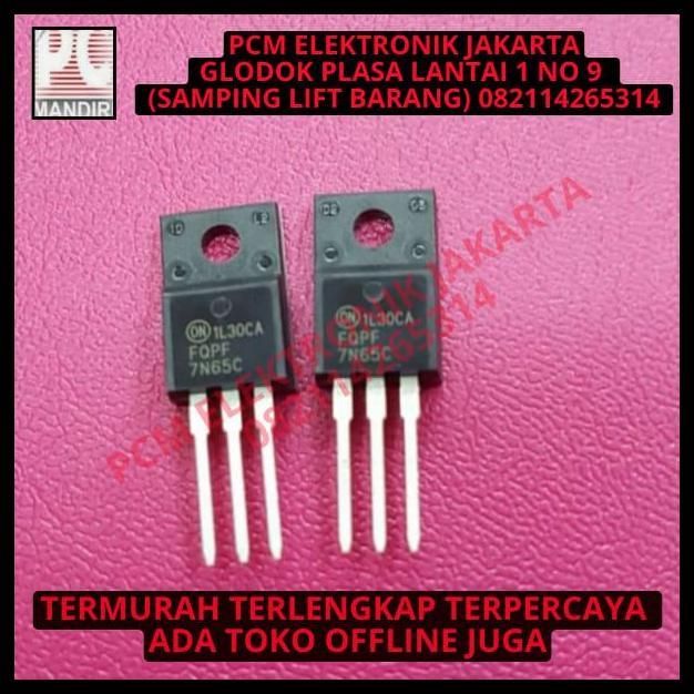 TERLARIS PQPF7N65C 7N65 7N65C TRANSISTOR MOSFET ON MOTOROLA ASLI ORIGINAL