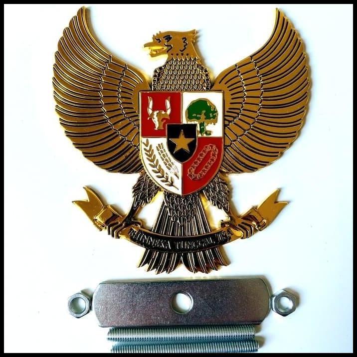 GRATIS ONGKIR LOGO / EMBLEM GRILL & PLAT NOMOR MOBIL GARUDA PANCASILA MOBIL KUDA 