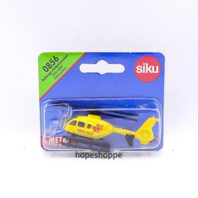 Siku 0856 Helicopter Ambulance Original Diecast Miniatur Helikopter