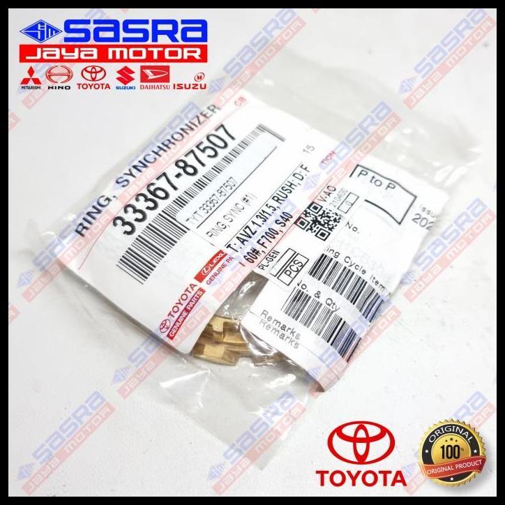 TERBARU RING SYNCHRONIZER #1 MT - AVANZA ALL|RUSH|GRANMAX - TOYOTA GENUINE ORI 