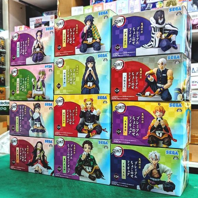 Sega Chokonose Premium Figure Kimetsu No Yaiba Tanjiro Nezuko Zenitsu Sanemi Rengoku Kanao Mitsuri K