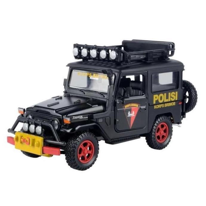 Motormax - Toyota FJ40 Land Cruiser Polisi Korps Brimob - Skala 1:24