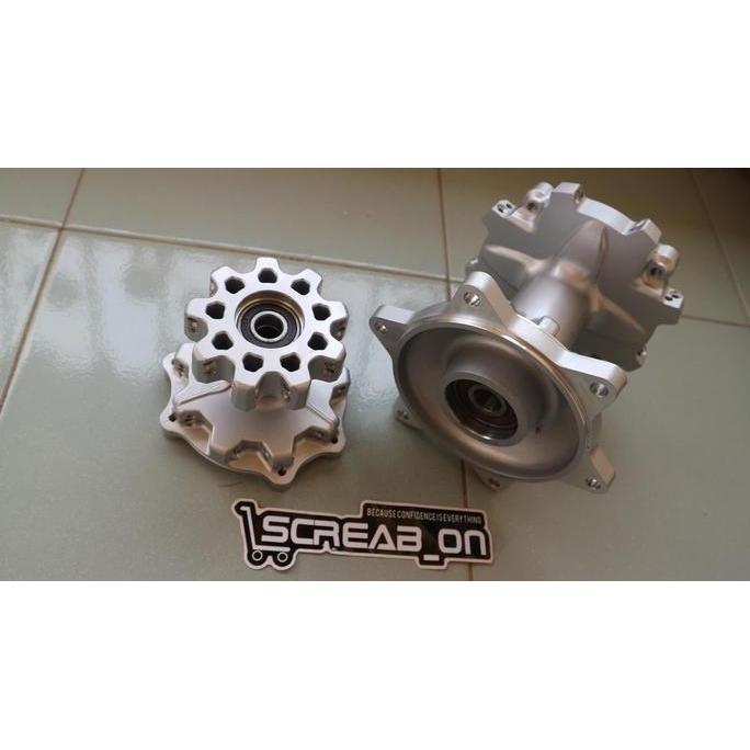 Tromol honda crf 150L depan hold 36 belakang hold 32