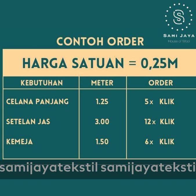 Kain Bahan Seragam Polri LUXURIOUS WOOL