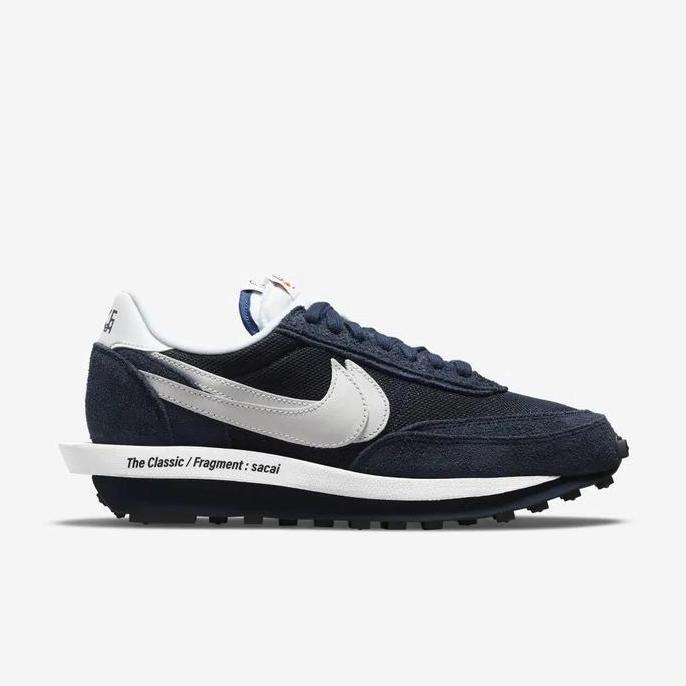 Nike X Fragment X Sacai LDWaffle SF Blue Void 100% Orinal