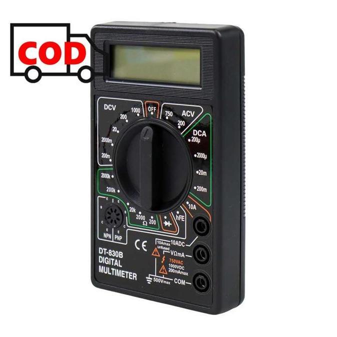 Omagoedang - Multimeter Digital LCD Alat Tes Tegangan AC DC Multitester Resistensi Kapasitansi Freku