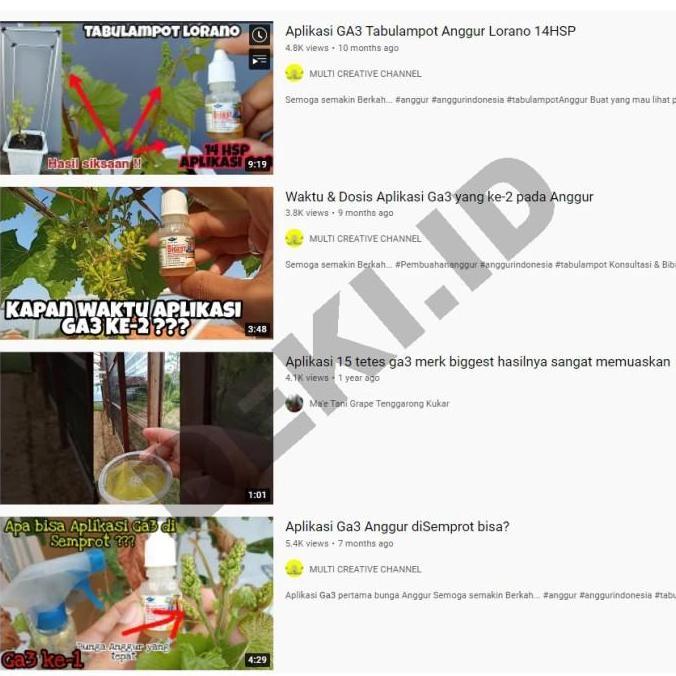 Gardenfil Ga3 Bigest 40 Ec 10 Ml Hormon Giberelin Acid Zpt Tanaman Buah Anggur