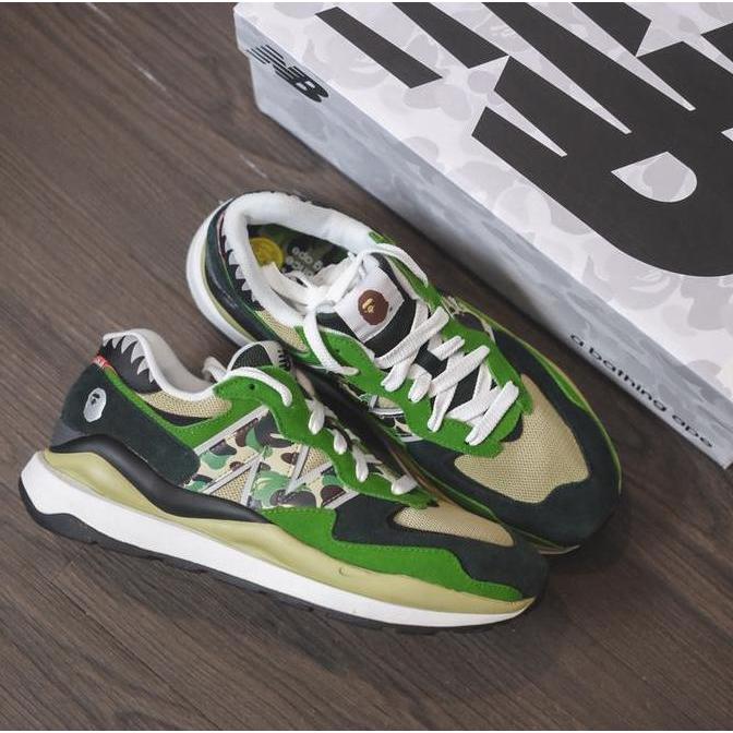 New Balance 5740 x Bape Camo Green Grey Orinal 100%