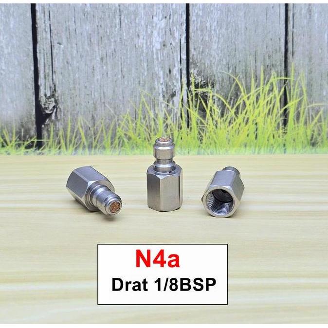 Ledeng- Adaptor Adapter Quick Fill / Quickfill Hw100 Fx Bsa Evanix Daystate Dll Drat 1/8Bsp 1/8 Bsp 