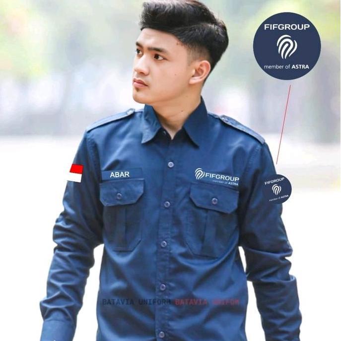 Kemeja PDL FIF Group Terbaru Seragam FIF Finance - Safety, Baju