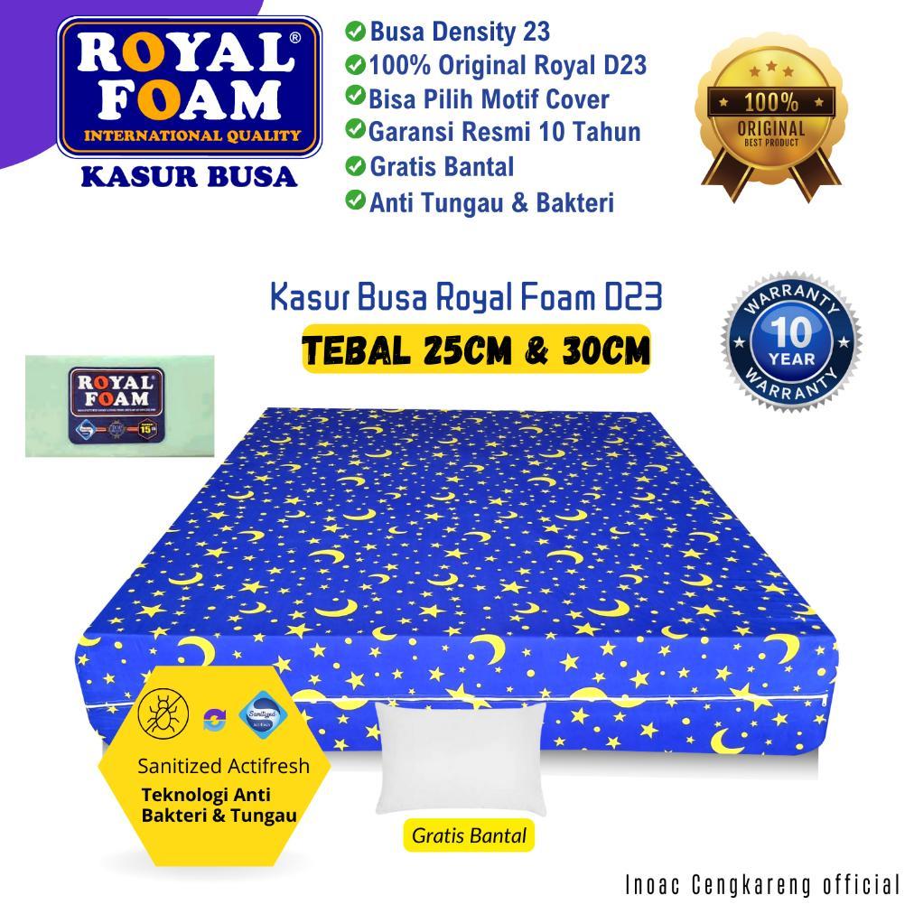 Kasur Busa Royal Foam D23 Tebal 30cm, 25cm Uk No. 1, 2, 3, 4, 5 Single Jumbo King Queen Uk 200x200 2