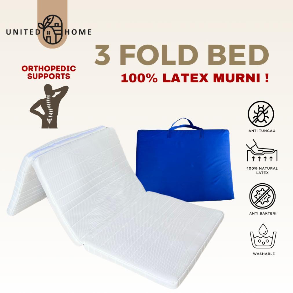 Masterpiece Kasur Lipat 3 fold Latex / Kasur Lantai Latex