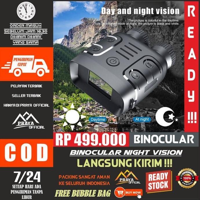 Teropong Malam Night Vision Teleskop Gelap Infrared Hunting Berburu Kualitas Terbaik Harga Termurah