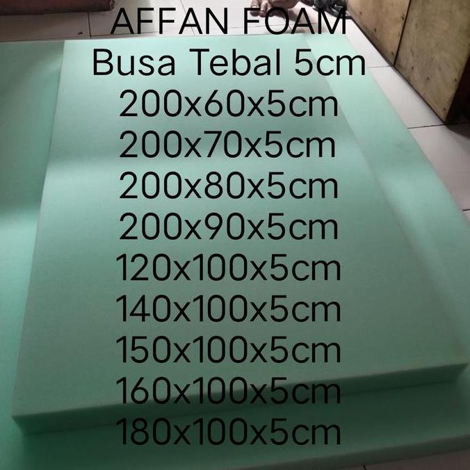 busa lembaran tebal 5cm kasur ICA