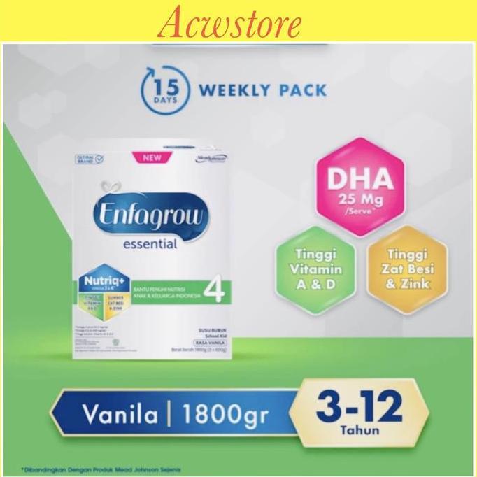 Cod,Bisa- Enfagrow Essential 4 1800 Gram 1800Gr 1800Gram