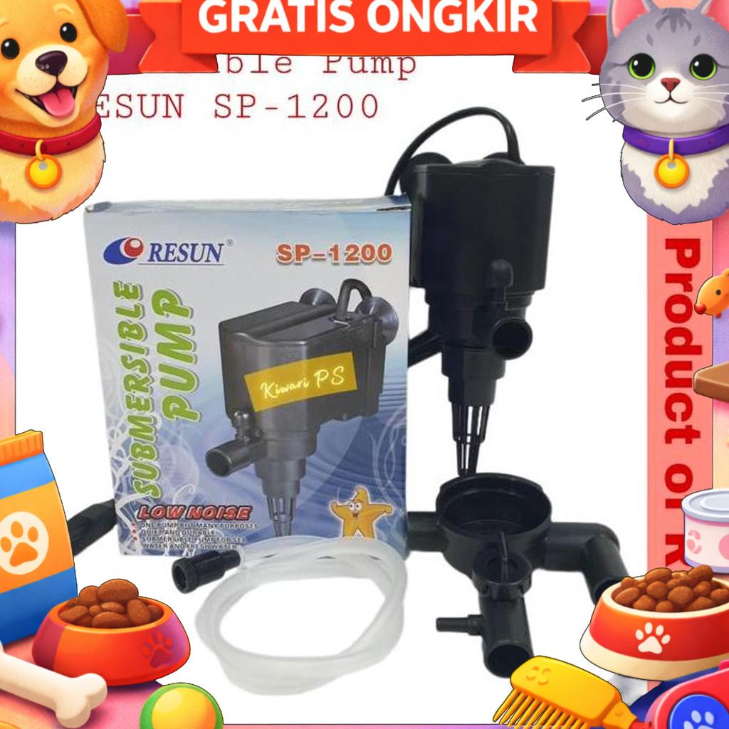 Resun Sp 1200 Submersible Pump Sp1200 Pompa Air Celup Aquarium Ikan