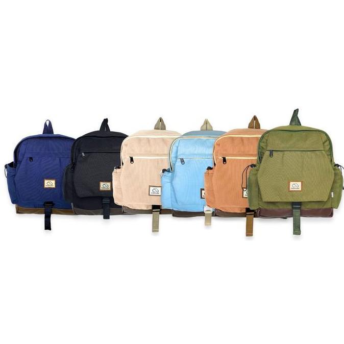 DiaryLabs-wingkybag full kanvas anti air Tas ransel wanita&Pria mini tas fahion korea stylish
