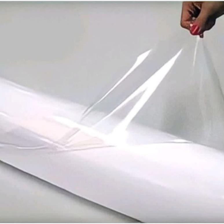 100% AMAN` WRAPPING MOTOR - STICKER/SKOTLET TRANSPARAN BENING PUTIH TRANSPARANT ANTI GORES MOTOR STI